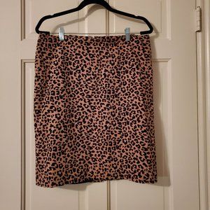 Talbots Animal Print Skirt